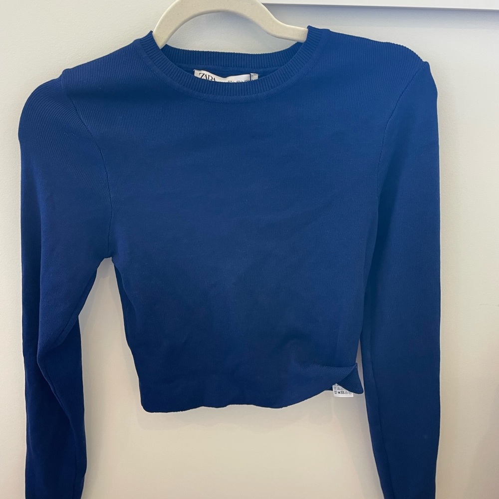 Royal blue Zara long sleeve